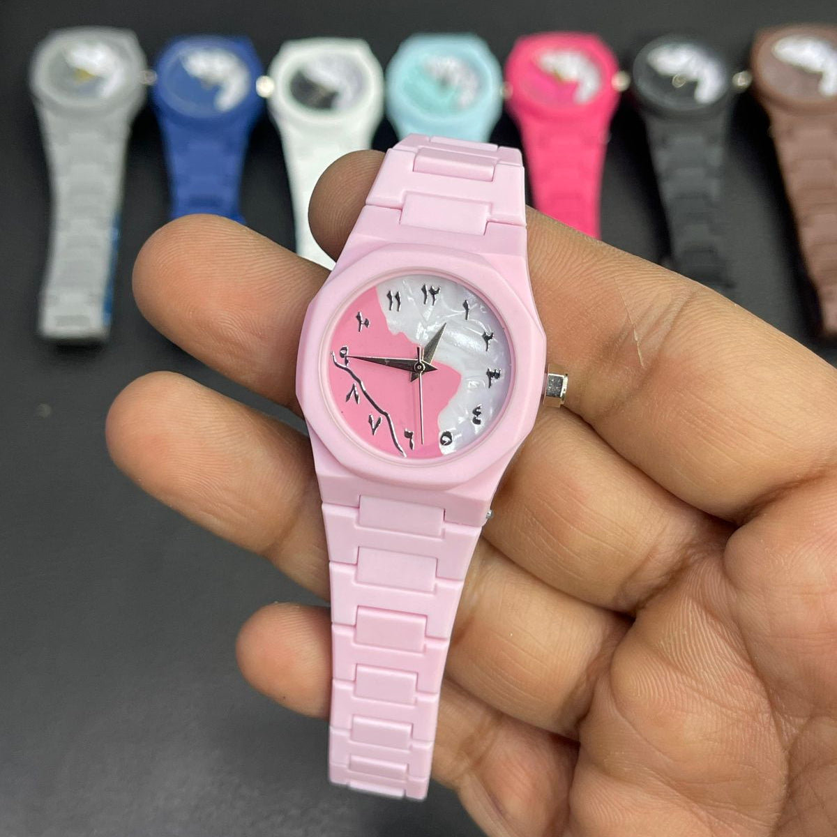 Pink Aura Watch Stylish Appearance