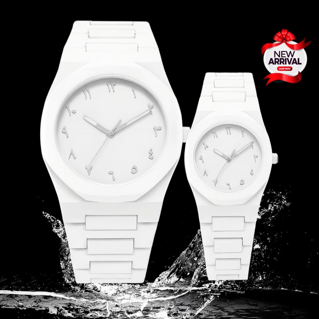 White Aura Couple Watch