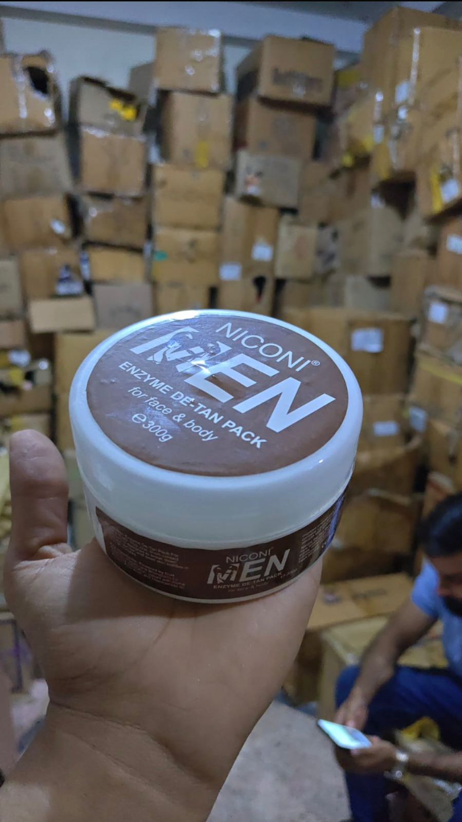 Niconi Men Enzyme De-Tan Pack For Face & Body