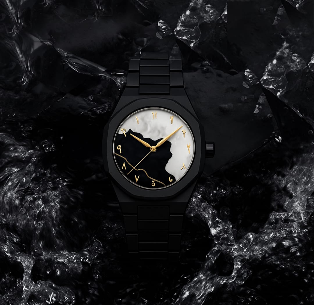 Black Aura Watch Elegant Design