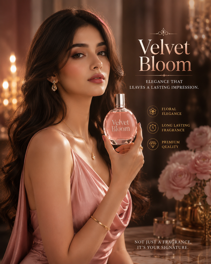 Velvet Bloom - Fresh Floral Perfume for Women (50ml)