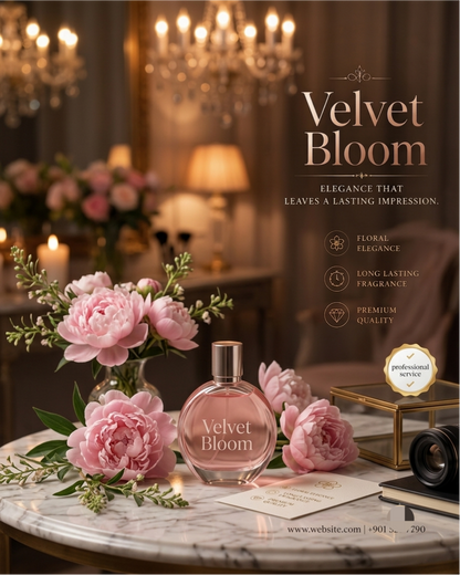 Velvet Bloom - Fresh Floral Perfume for Women (50ml)