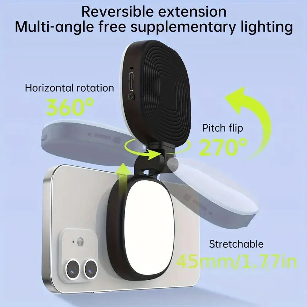 Magnetic Selfie Mirror Fill Light ✨